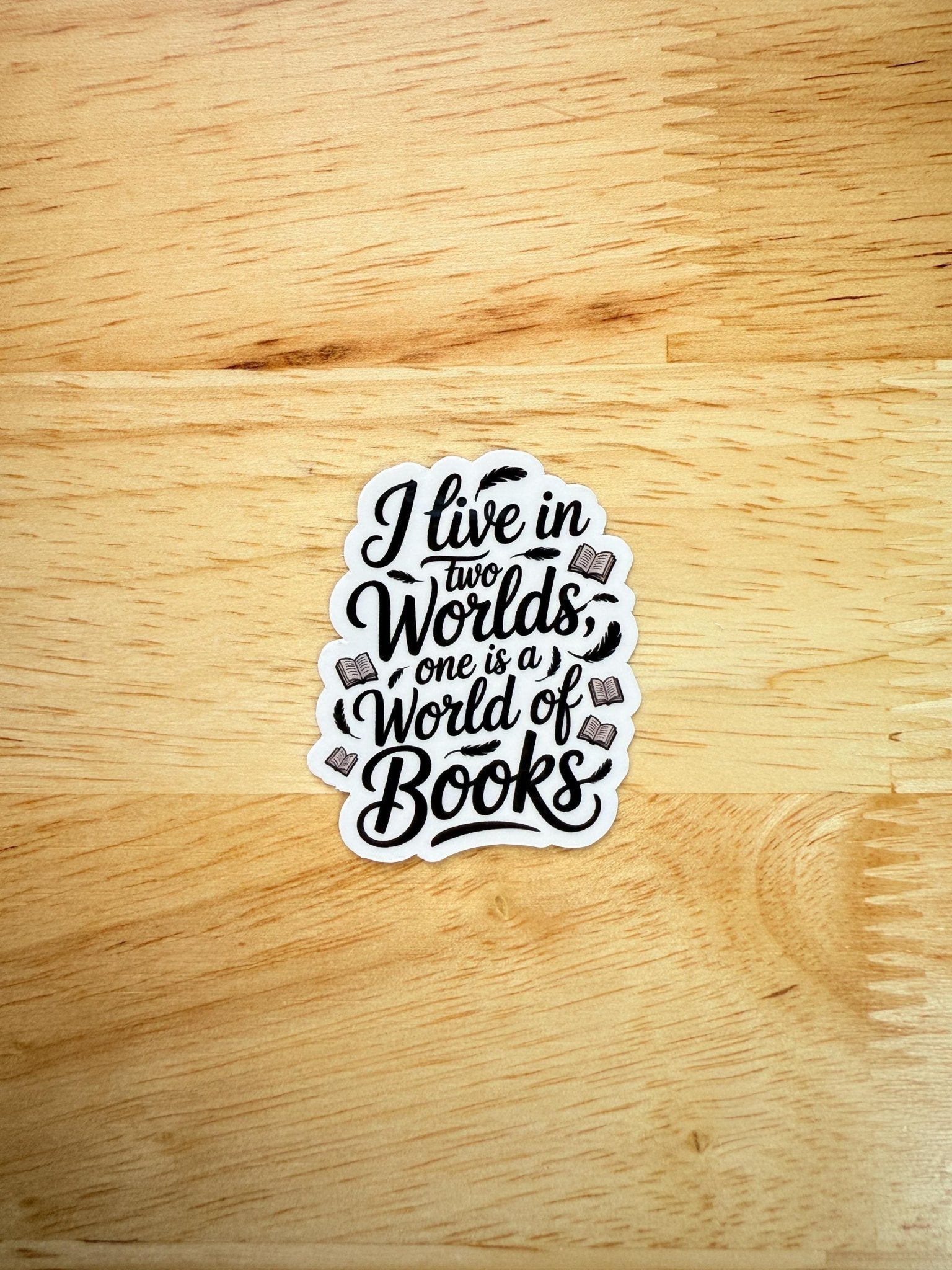 Rory Gilmore "Two Worlds" Sticker | Bookish Vinyl Decal by The Sticker Era
