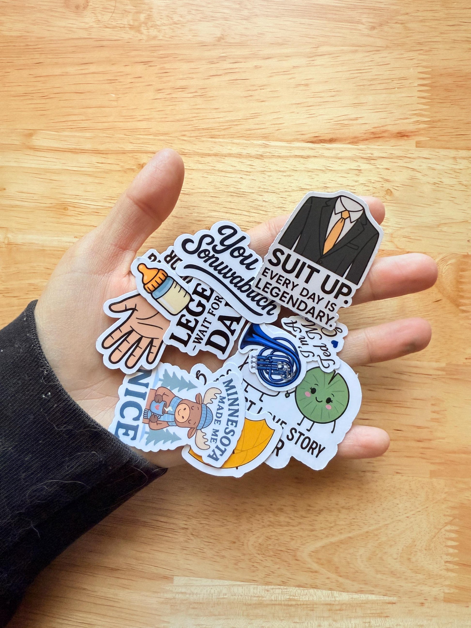 HIMYM Sticker Pack of 8 – Vinyl Decals Inspired by How I Met Your Mother - The Sticker Era