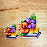 Hawaiian Hibiscus Sticker Bundle | Tropical Floral Vinyl Decal Set by The Sticker Era