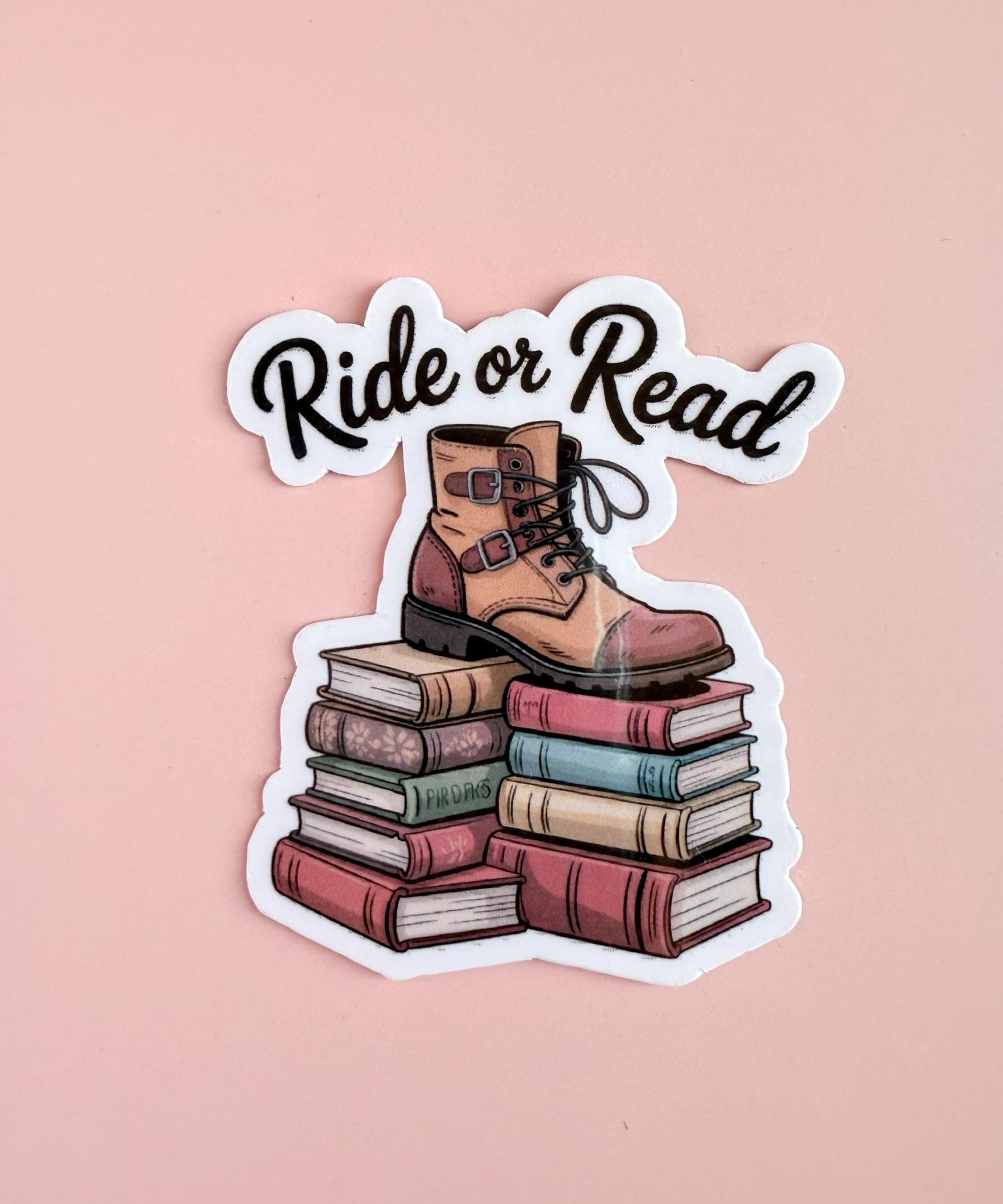 Bookish Sticker, Dark Academia Reader, Book Lover Vinyl Decal by The Sticker Era