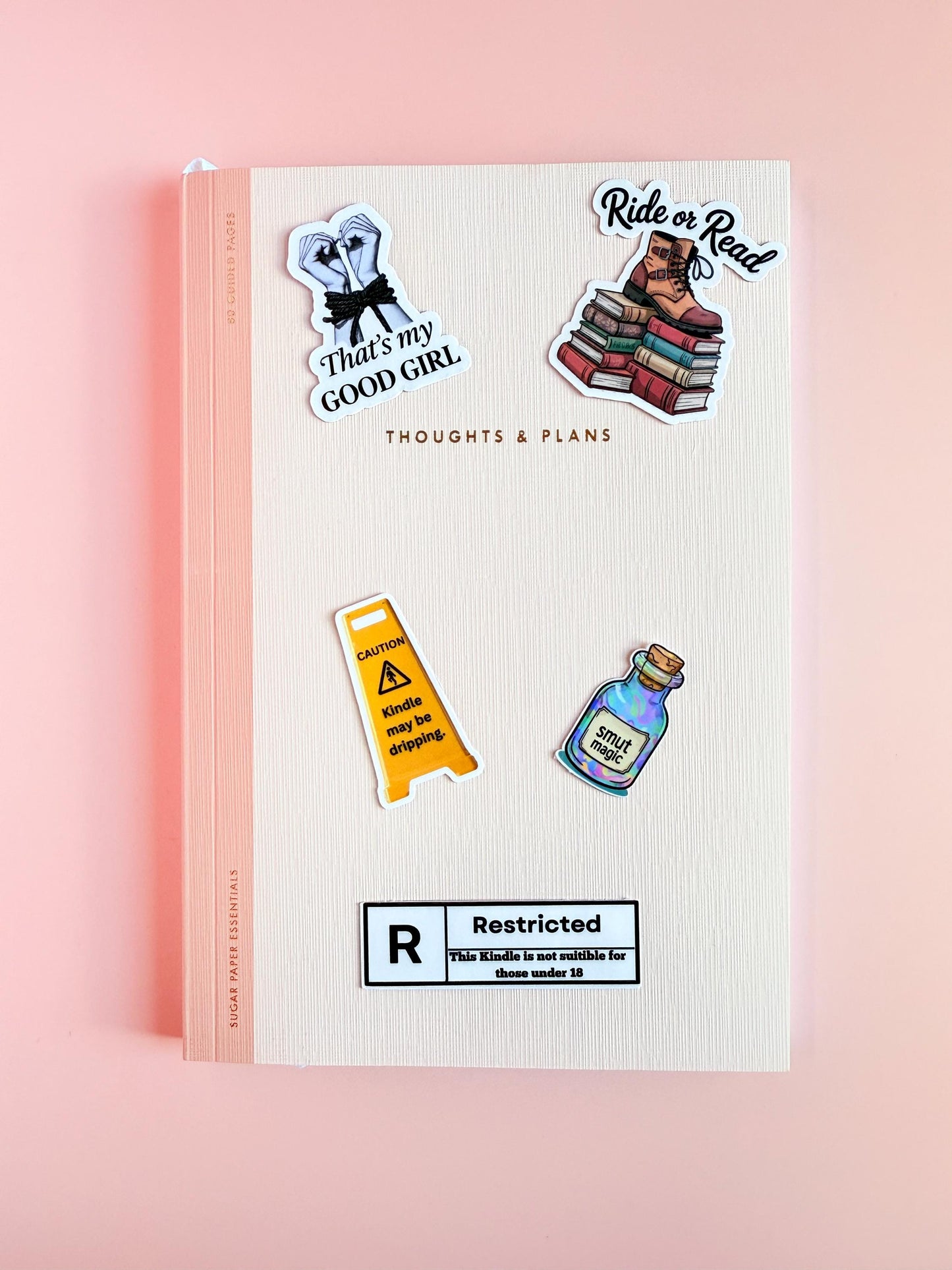 Hilarious Smut Book Sticker – Funny Vinyl Decal for Romantasy Fans & Journals - The Sticker Era
