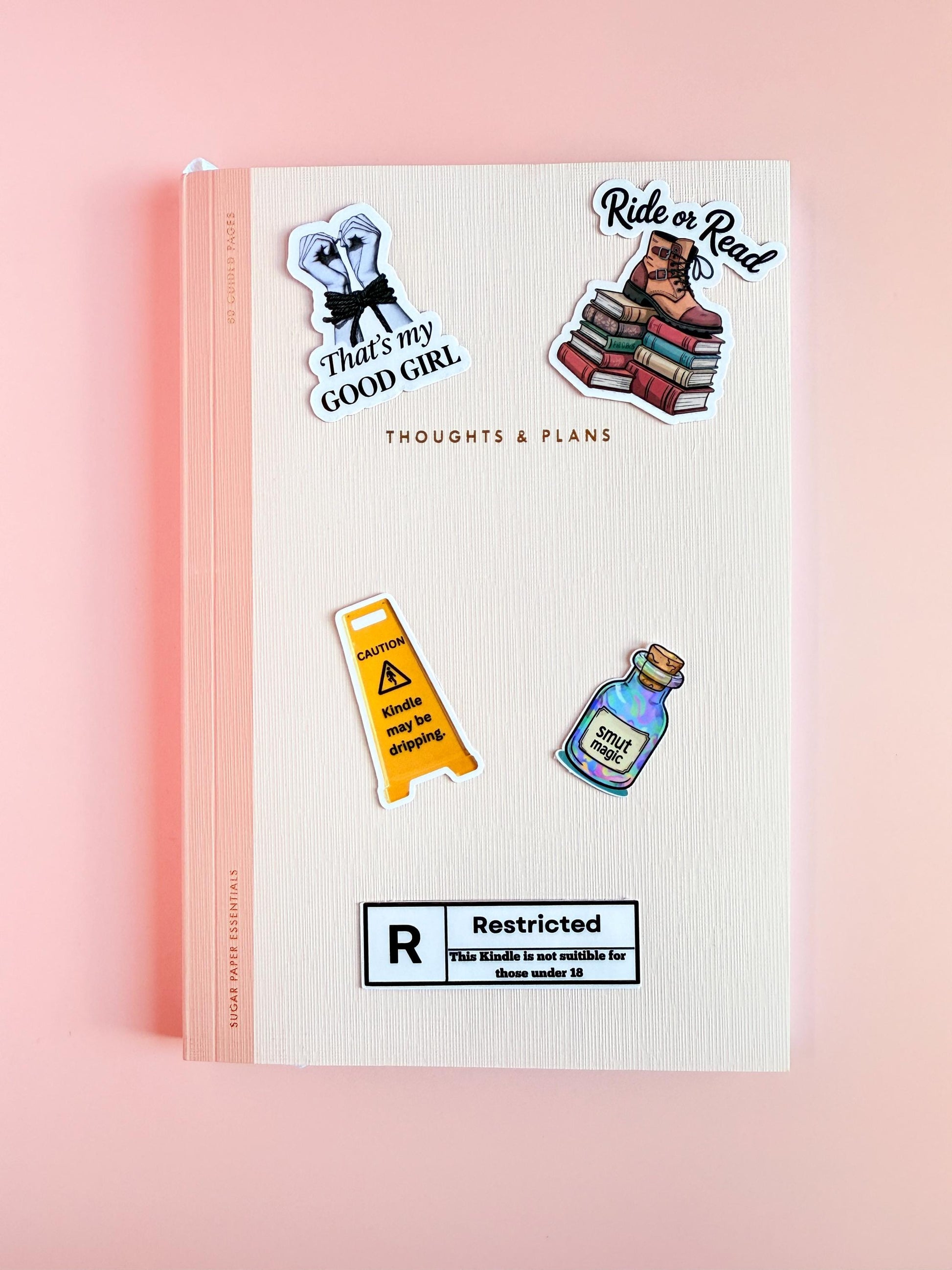 Hilarious Smut Book Sticker – Funny Vinyl Decal for Romantasy Fans & Journals - The Sticker Era