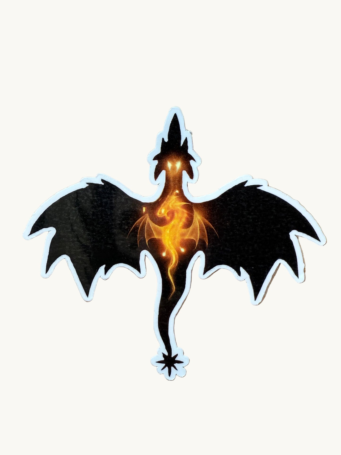 Fourth Wing Tairn and Andarna dragon vinyl sticker romantasy by The Sticker Era