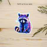 Galaxy Raccoon Sticker – Cosmic Vinyl Decal by The Sticker Era