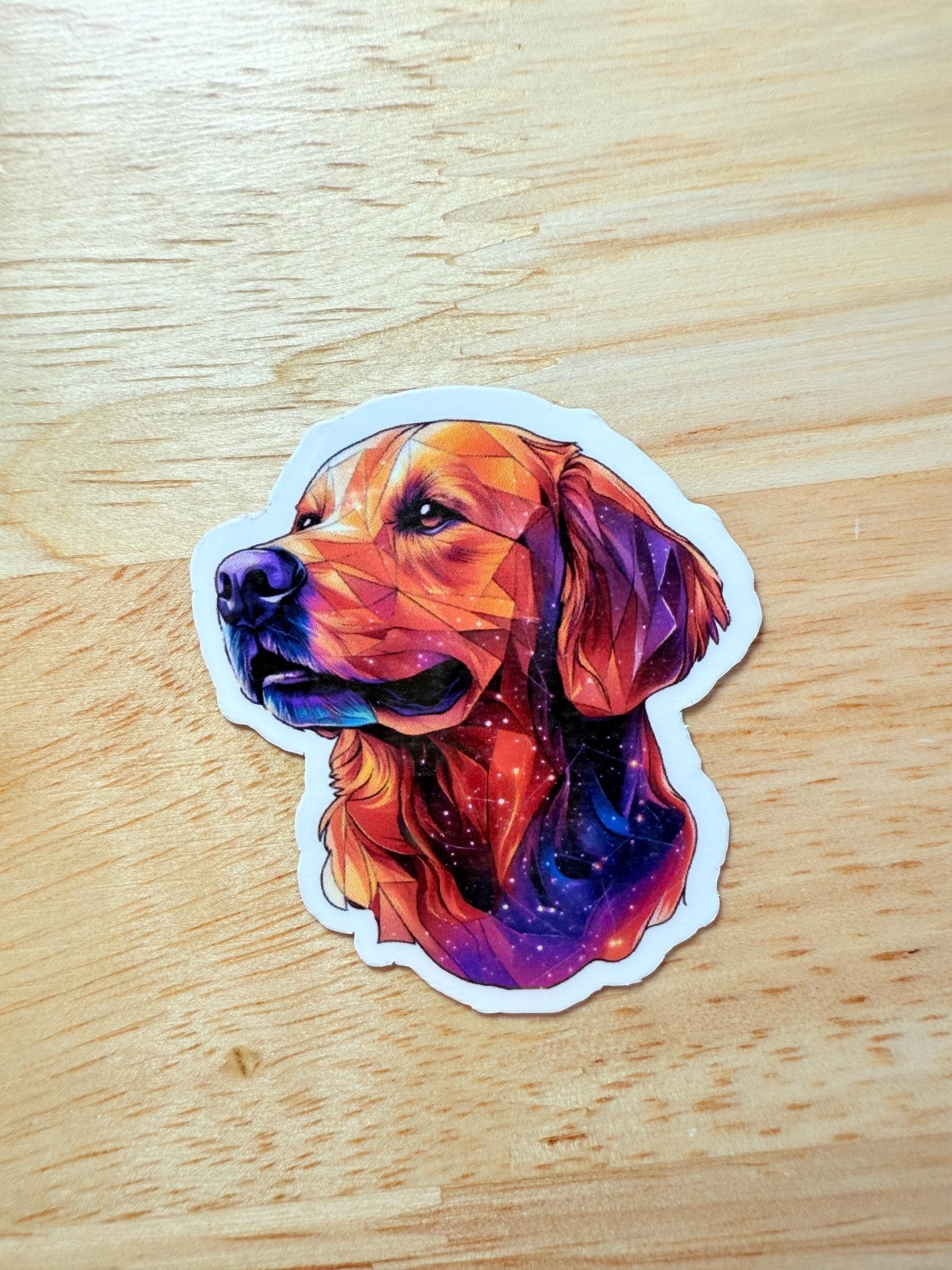 Golden Retriever Sticker – Cute Vinyl Decal by The Sticker Era