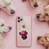 Golden Retriever Sticker – Cute Vinyl Decal by The Sticker Era