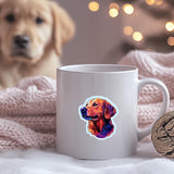 Golden Retriever Sticker – Cute Vinyl Decal by The Sticker Era