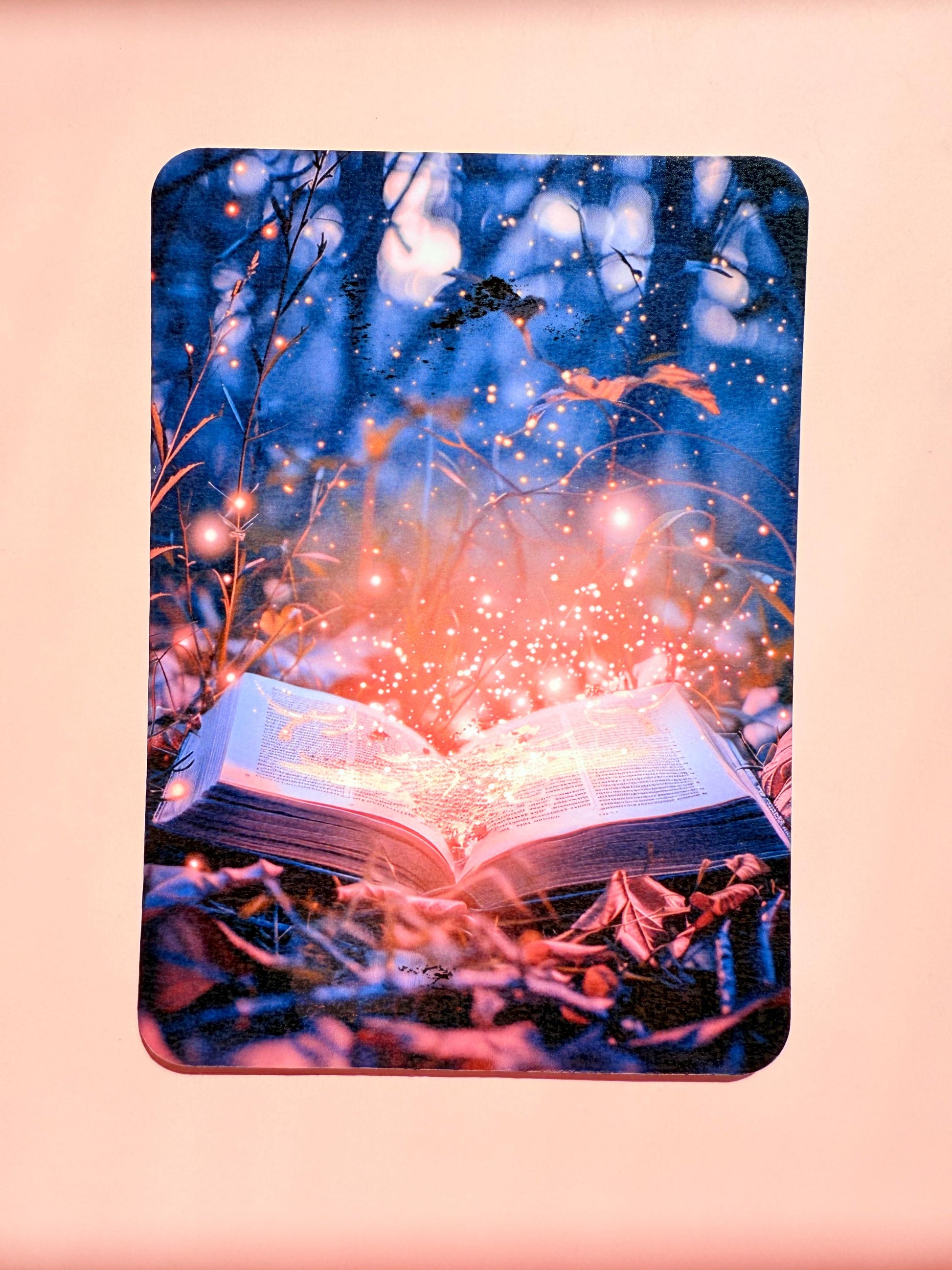 Enchanted Book Kindle Insert – Shipped Magical Forest Kindle Art, Fantasy Book Aesthetic, BookTok Reader Gift - The Sticker Era