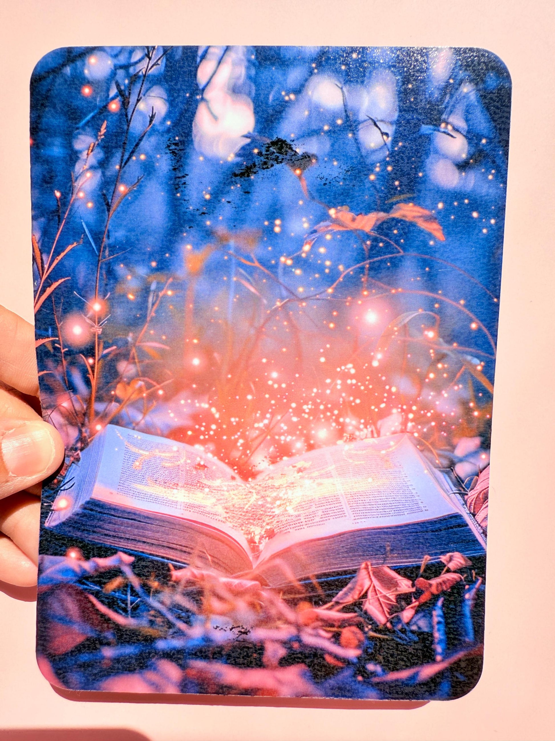 Enchanted Book Kindle Insert – Shipped Magical Forest Kindle Art, Fantasy Book Aesthetic, BookTok Reader Gift - The Sticker Era