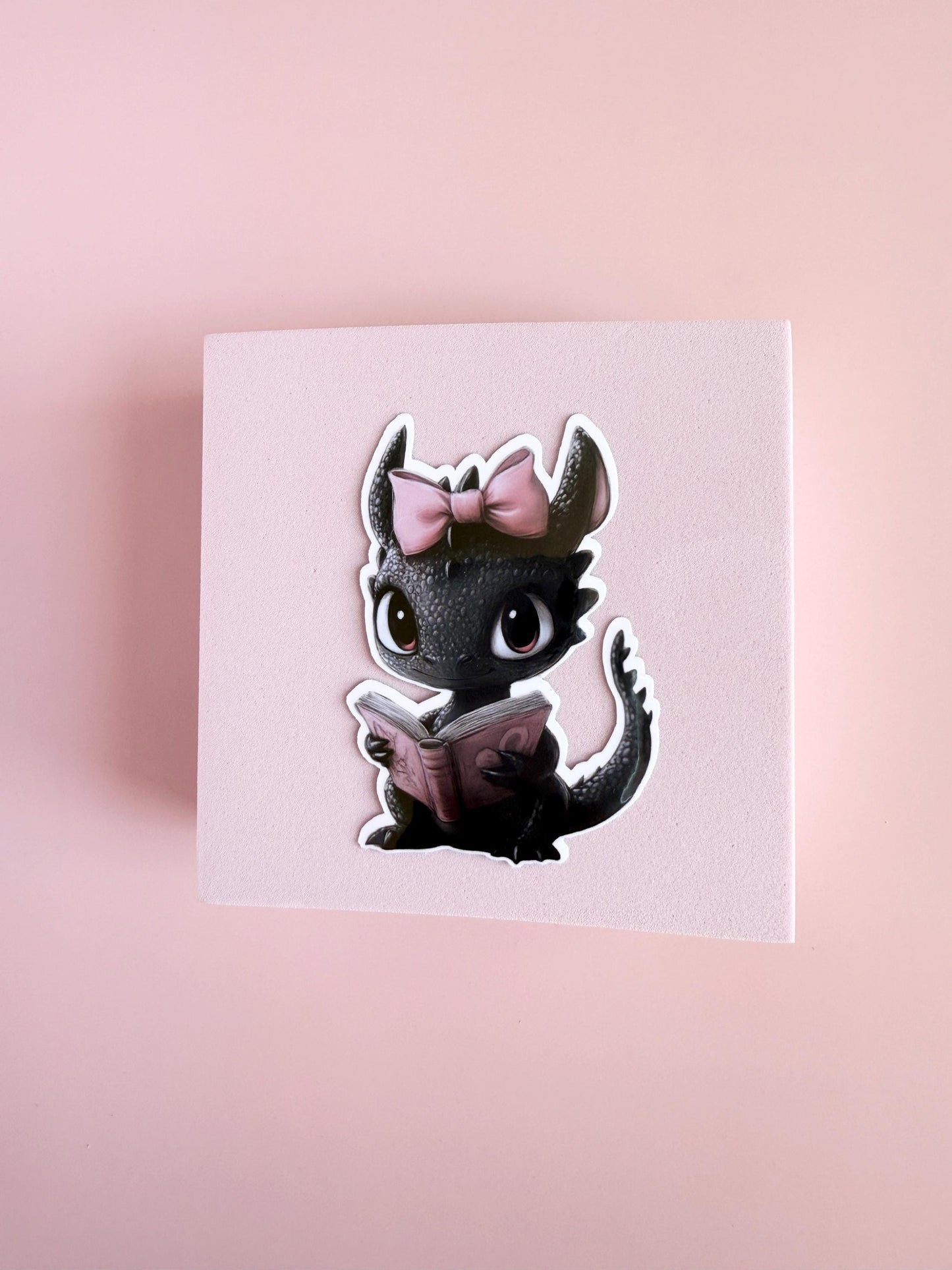 Adorable Fantasy Dragon Sticker – Cute Vinyl Decal for Book Lovers & Romantasy Fans - The Sticker Era