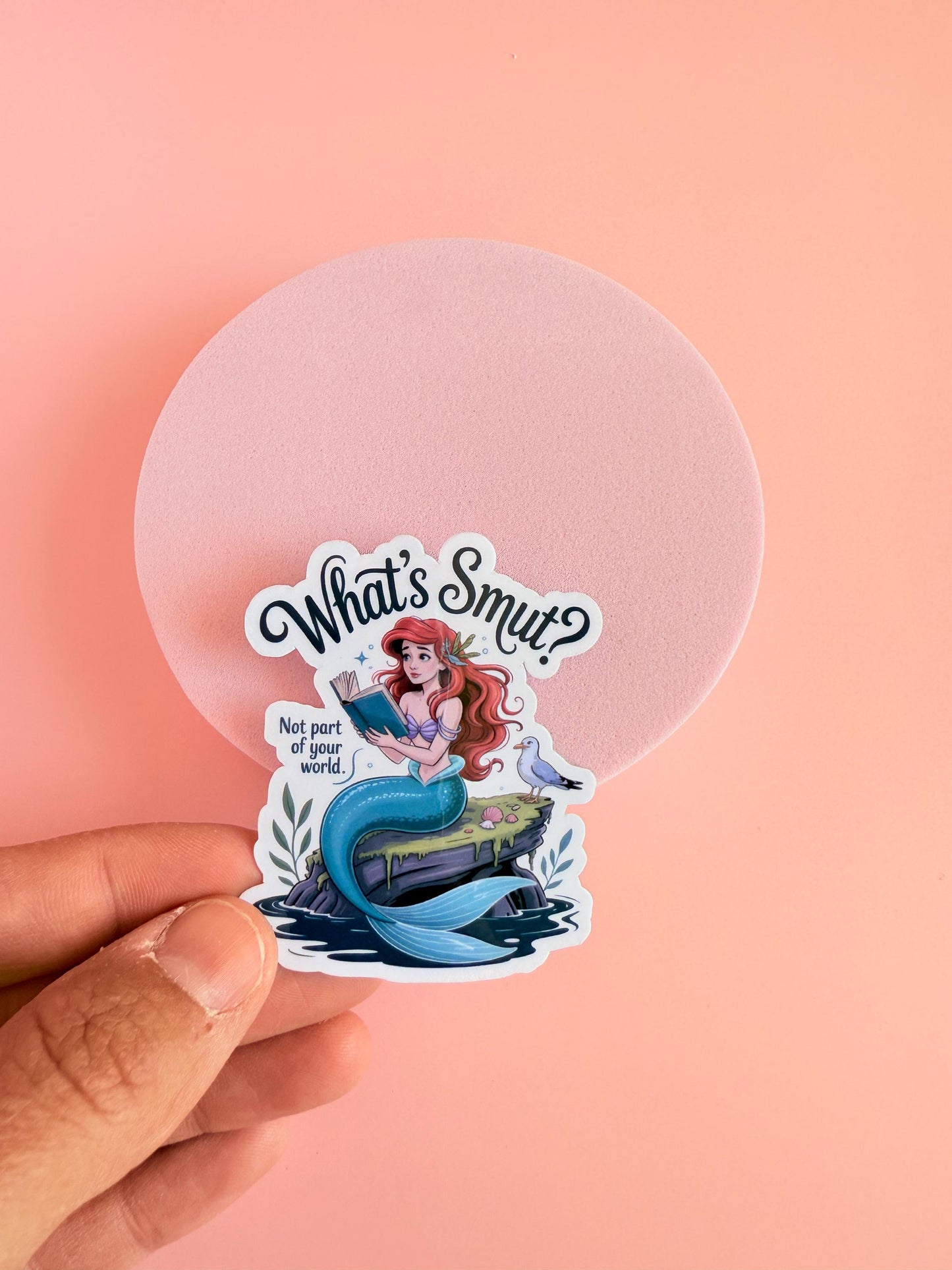 Mermaid Smut Sticker Bundle – BookTok Vinyl Sticker Pack, Spicy Reader Gift, Fantasy Romance Humor Set - The Sticker Era