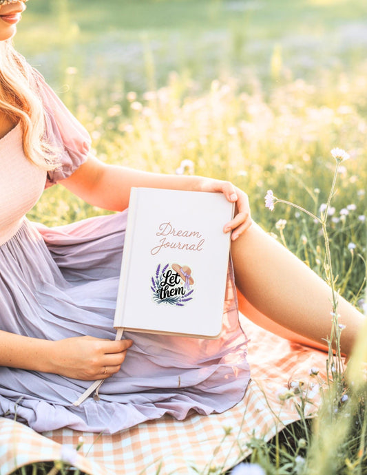 Lavender “Let Them” Sticker – Whimsical Vinyl Decal with Hat for Journals, Planners & Book Lovers - The Sticker Era