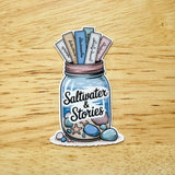 Saltwater Stories Vinyl Sticker Bundle | Beachy Bookish Stickers by The Sticker Era