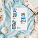 Saltwater Stories Vinyl Sticker Bundle | Beachy Bookish Stickers by The Sticker Era