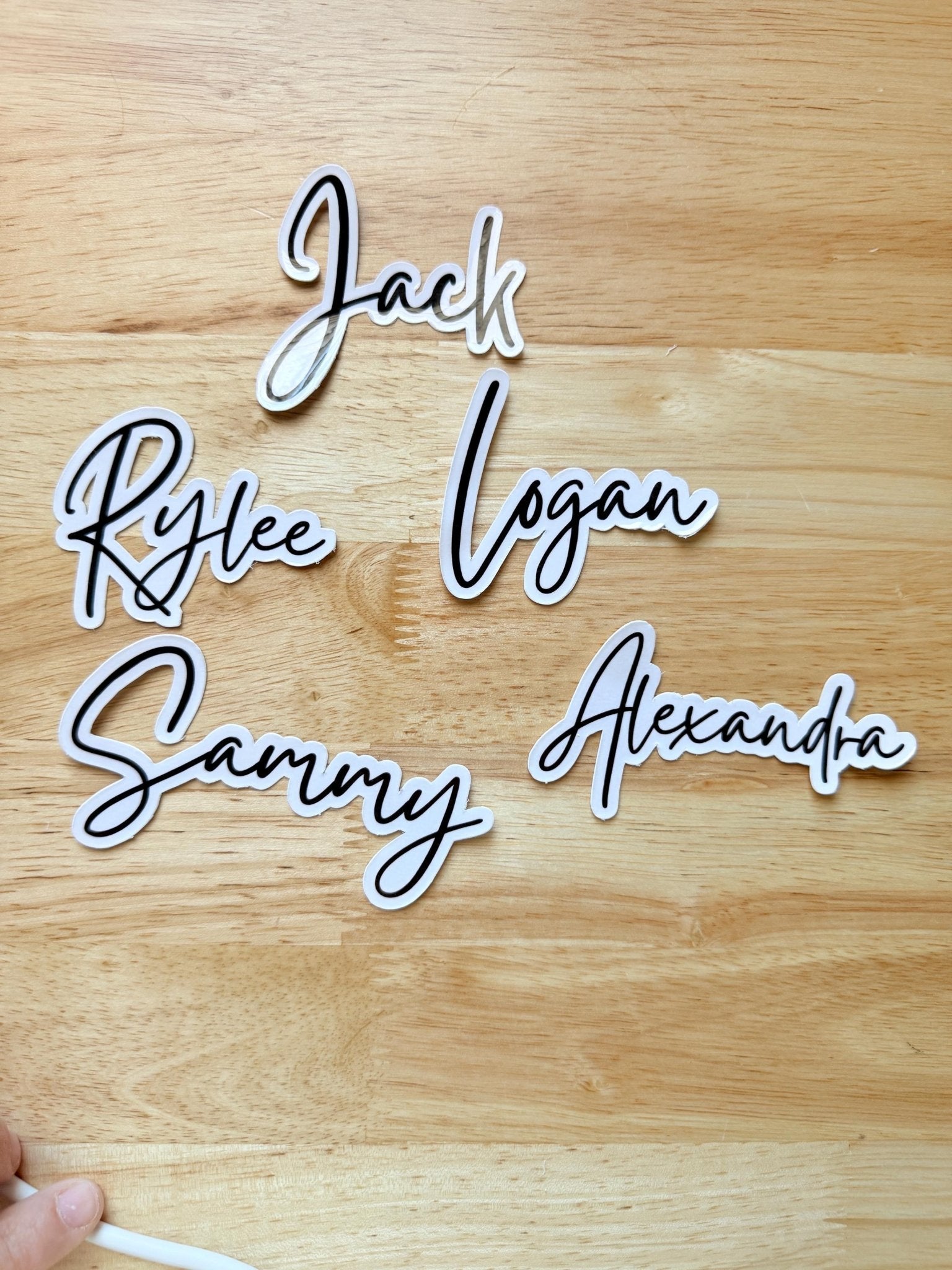 Personalized Name Stickers | Custom Vinyl Decals for Gifts & Parties by The Sticker Era