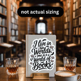 Rory Gilmore "Two Worlds" Sticker | Bookish Vinyl Decal by The Sticker Era