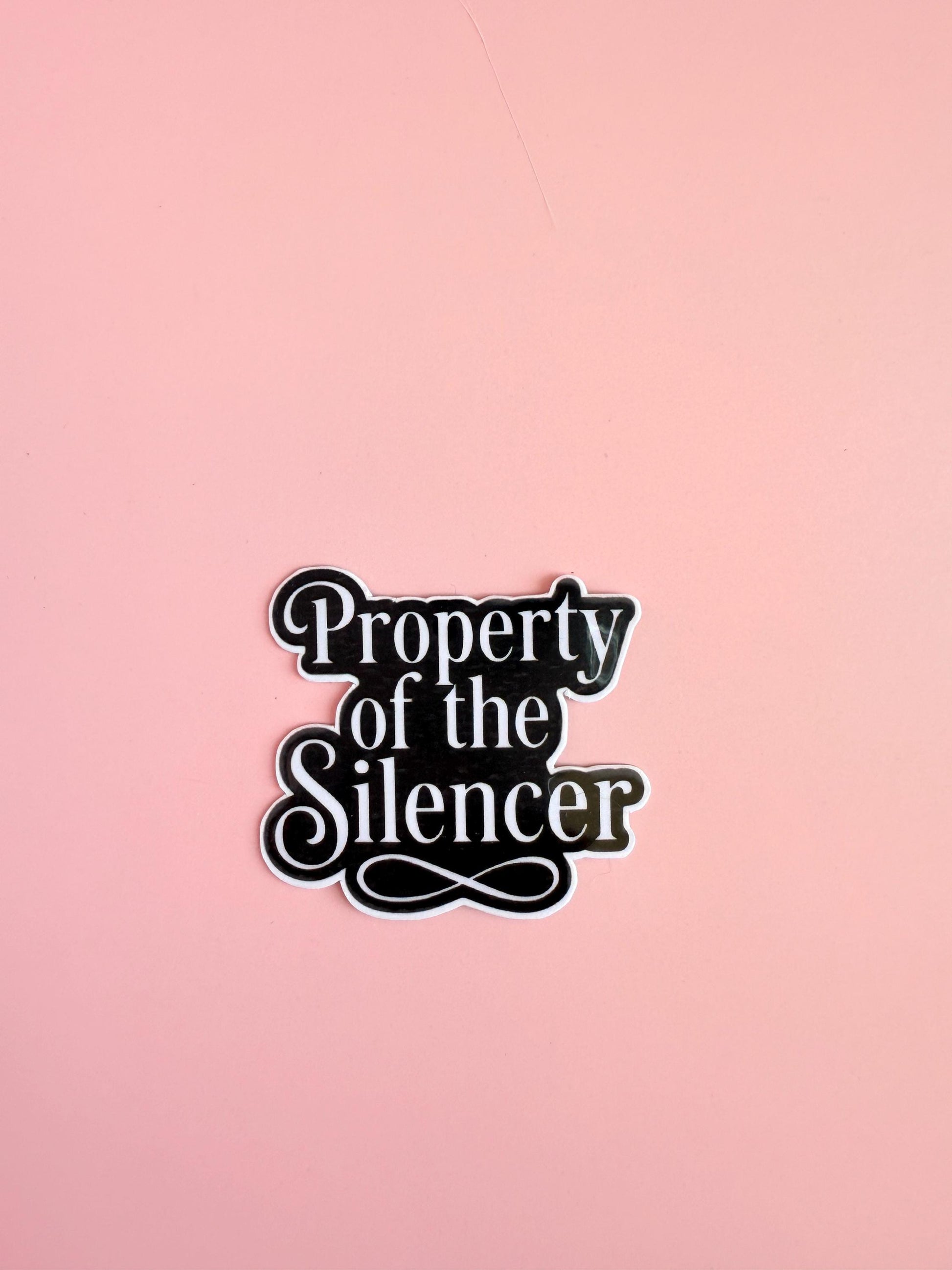 Protector Romance Sticker – Dark Vinyl Silhouette Art | Villain Era Sticker for Bookish Readers, Journals, Tumblers, Kindles - The Sticker Era