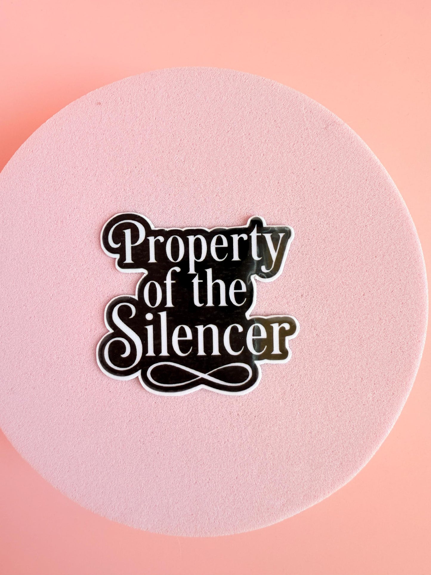 Protector Romance Sticker – Dark Vinyl Silhouette Art | Villain Era Sticker for Bookish Readers, Journals, Tumblers, Kindles - The Sticker Era
