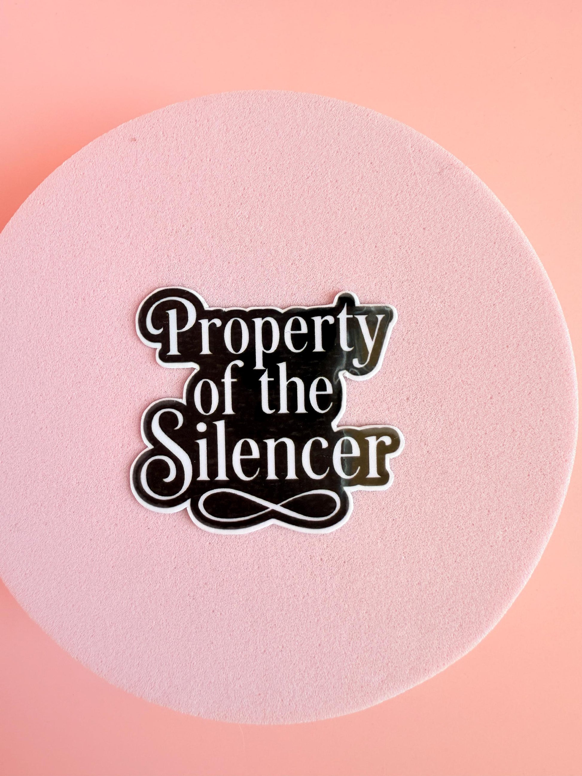 Protector Romance Sticker – Dark Vinyl Silhouette Art | Villain Era Sticker for Bookish Readers, Journals, Tumblers, Kindles - The Sticker Era