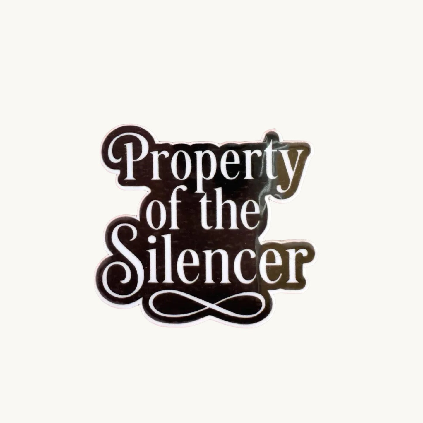 Protector Romance Sticker – Dark Vinyl Silhouette Art | Villain Era Sticker for Bookish Readers, Journals, Tumblers, Kindles - The Sticker Era