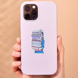 Book Hoarder Sticker | Book Stack Vinyl Decal by The Sticker Era