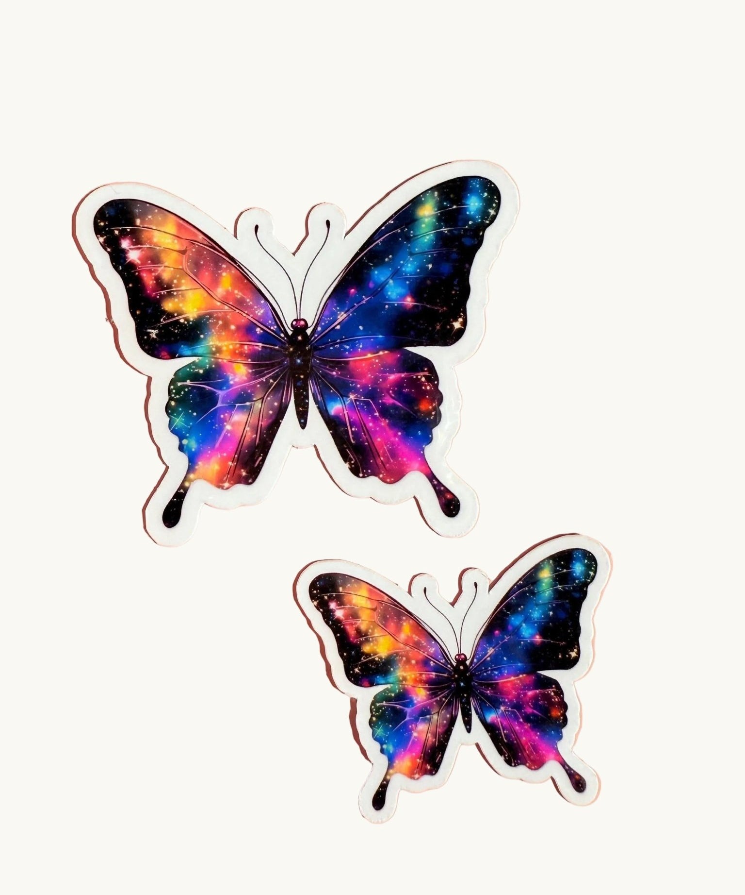 Galaxy Butterfly Sticker | Cosmic Space Wings Vinyl Decal by The Sticker Era