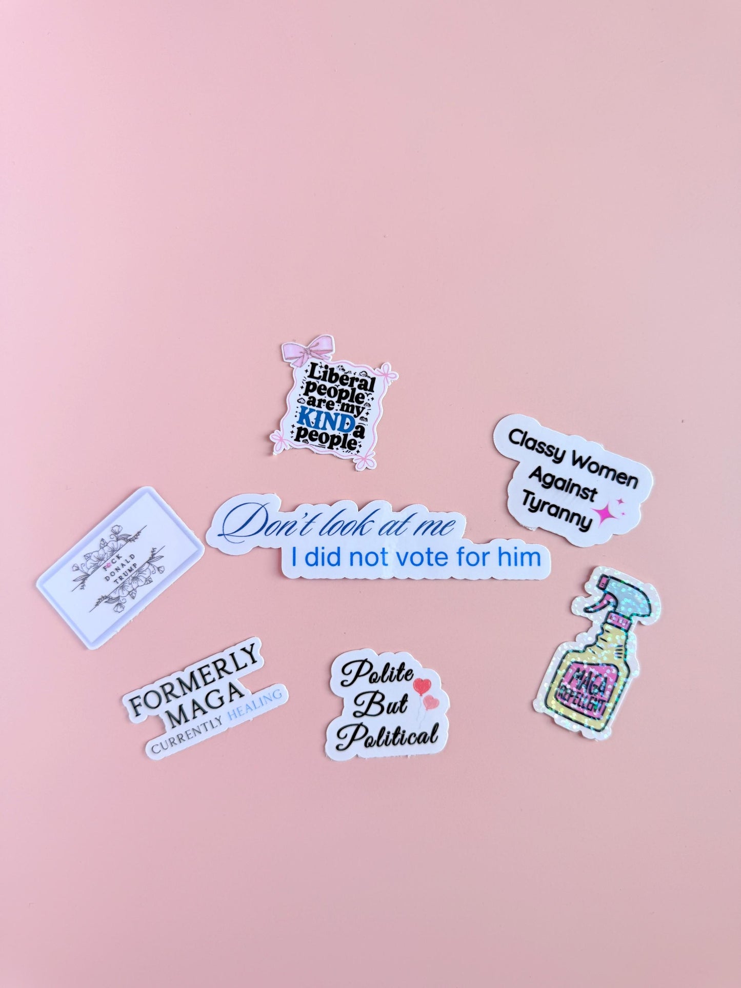 Don’t Look at Me Sticker – Political Vinyl Decal for Activists, Laptops & Water Bottles - The Sticker Era