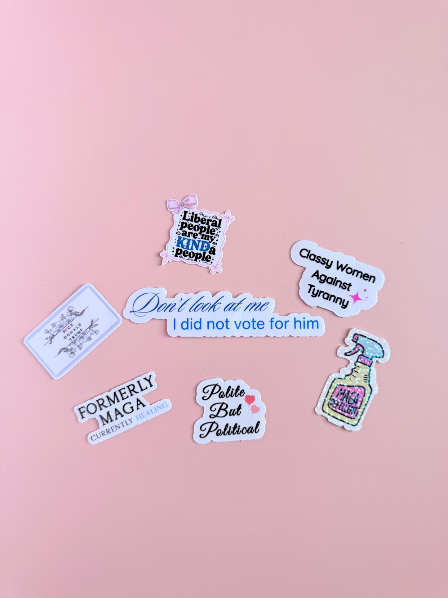 Don’t Look at Me Sticker – Political Vinyl Decal for Activists, Laptops & Water Bottles - The Sticker Era