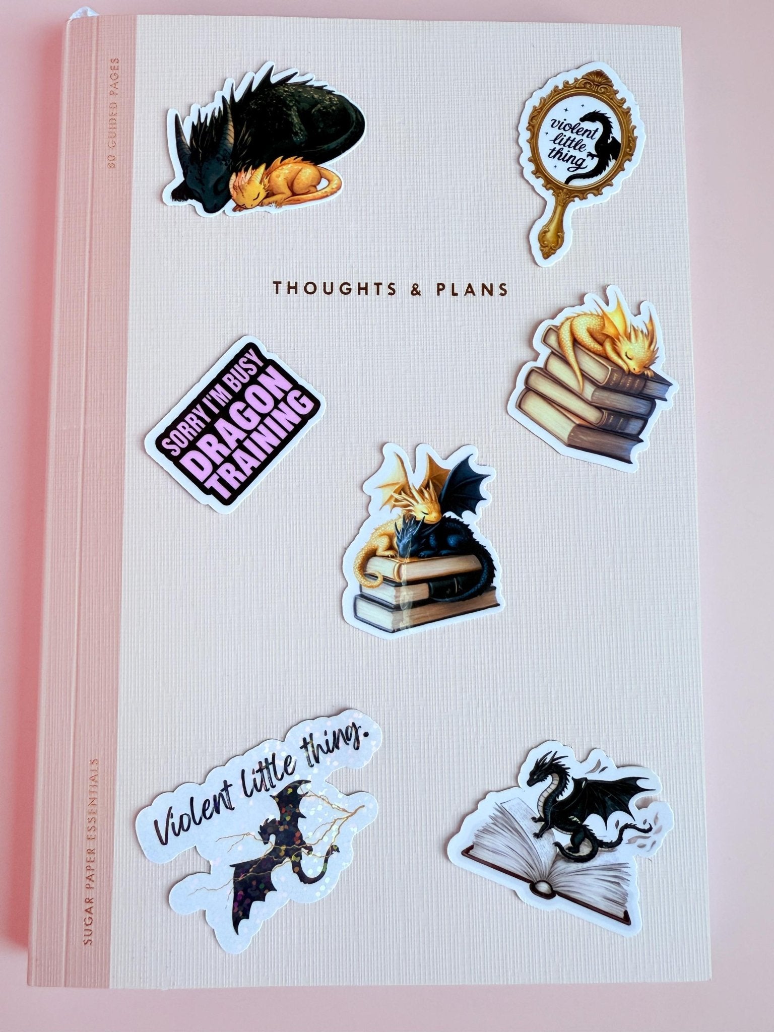 Fantasy Dragon Sticker Bundle | Romantasy Book Lover Gift Pack by The Sticker Era