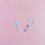 Cross & Rosary Sticker Set | Faith-Based Christian Vinyl Decals by The Sticker Era