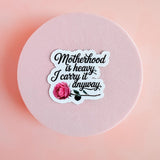 Motherhood Quote Sticker Set | Real Mom Life Vinyl Decals – Sticker Era by The Sticker Era