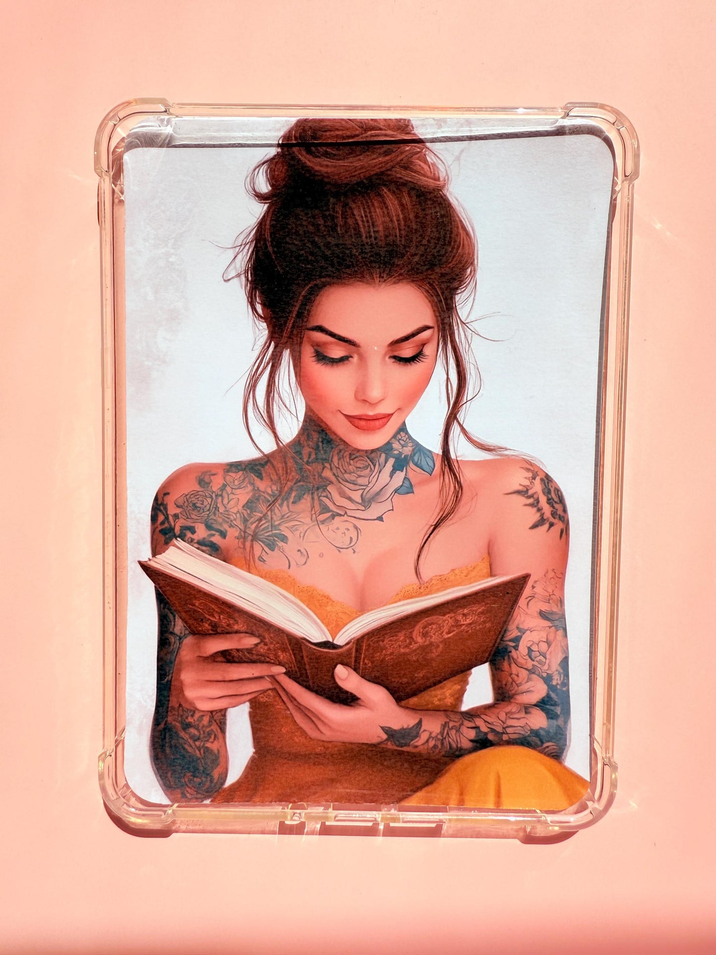 Tattooed Belle Kindle paper insert, fantasy romance reader gift