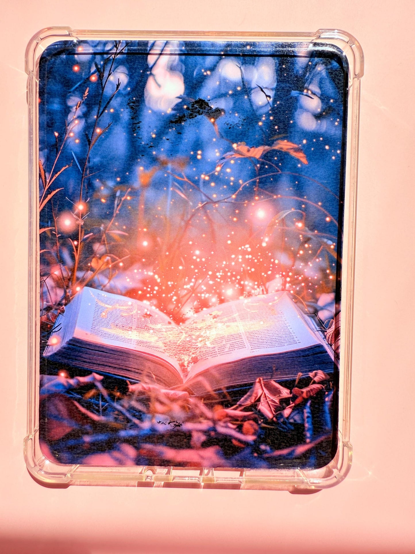 Enchanted Book Kindle Insert – Shipped Magical Forest Kindle Art, Fantasy Book Aesthetic, BookTok Reader Gift - The Sticker Era