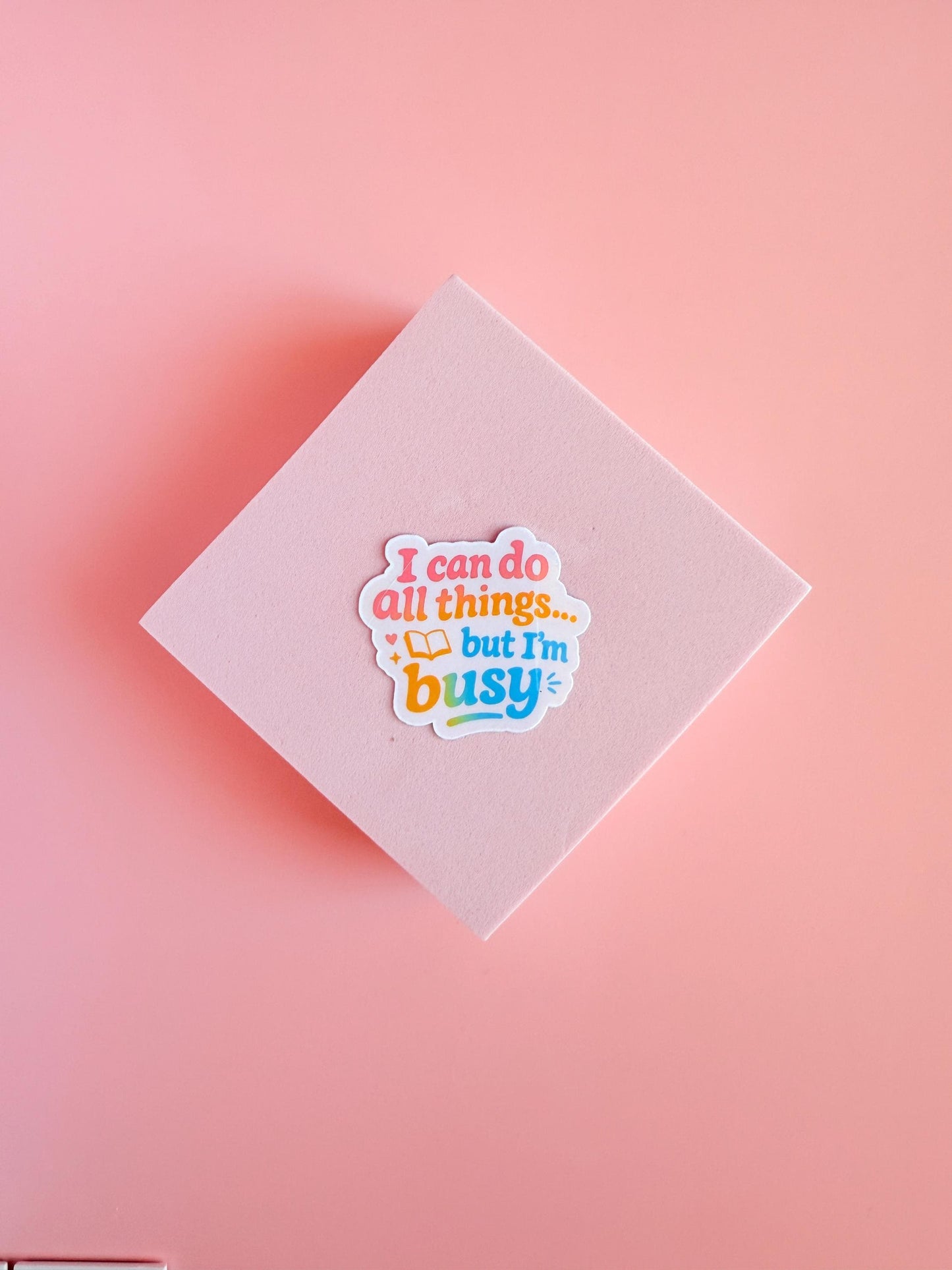 I Can Do All Things Sticker – Funny Bookish Vinyl Decal for Readers, Journals & Laptops - The Sticker Era