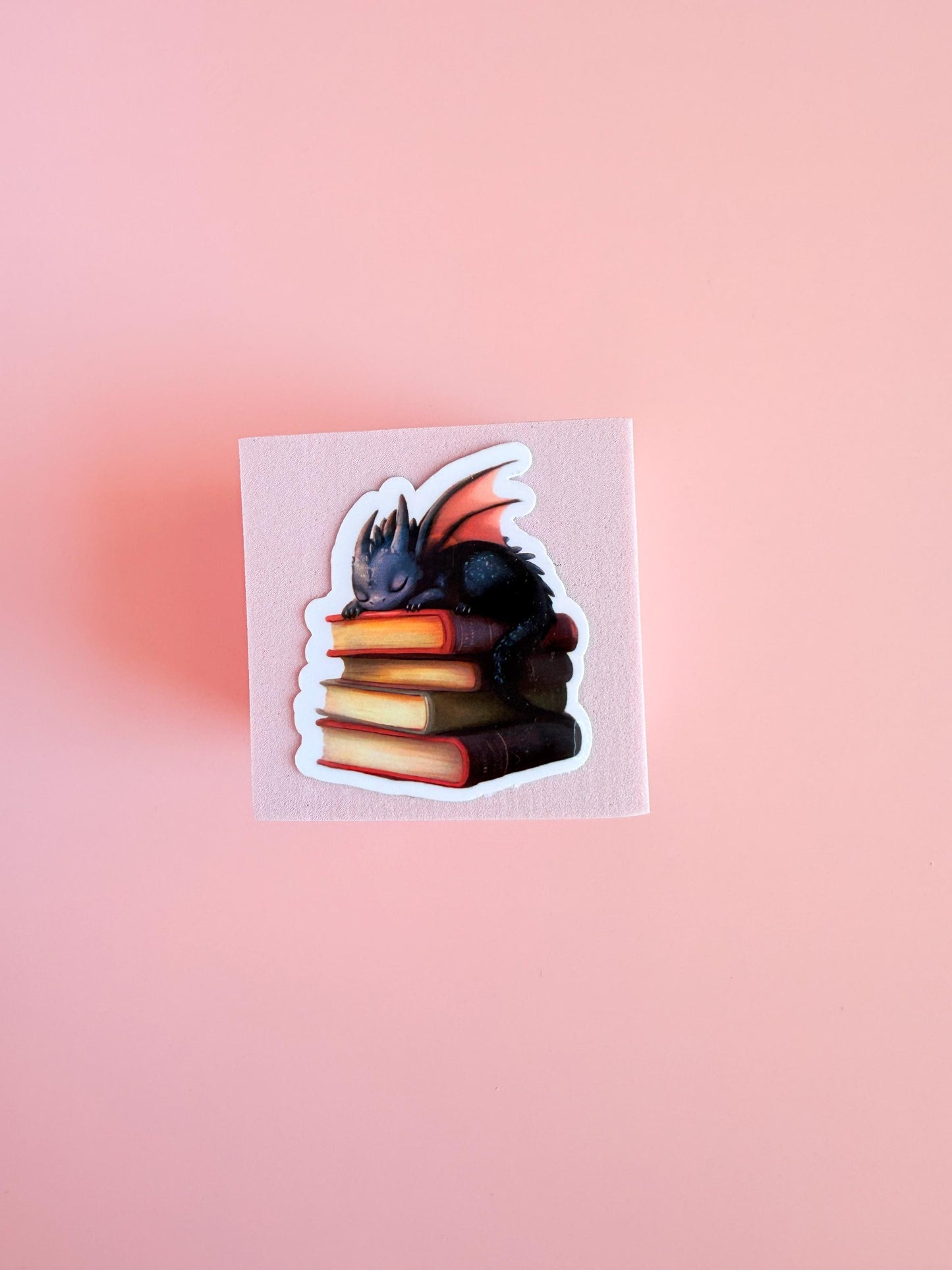 Fantasy Book Dragon Sticker – Vinyl Decal for Romantasy Fans & Book Lovers - The Sticker Era