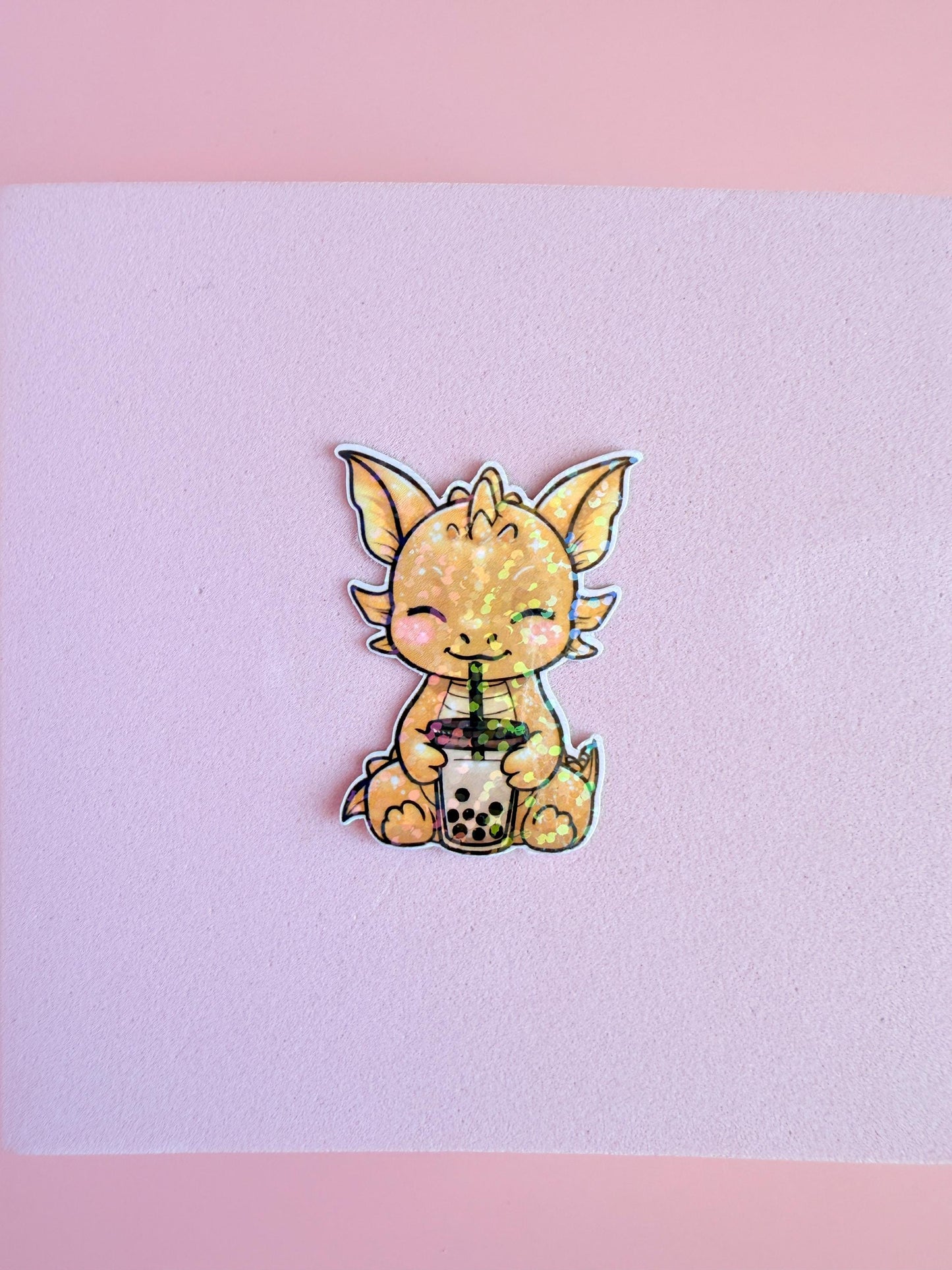 Adorable Kawaii Boba Tea Decal – Cute Vinyl Sticker for Journals, Laptops & Water Bottles - The Sticker Era