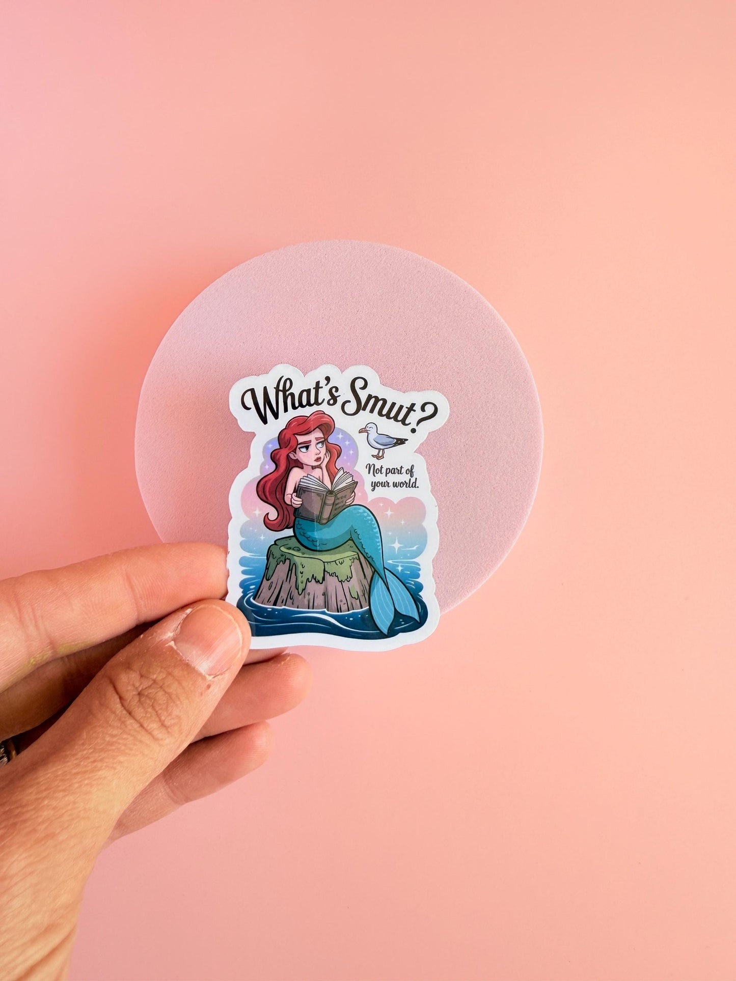Mermaid Smut Sticker Bundle – BookTok Vinyl Sticker Pack, Spicy Reader Gift, Fantasy Romance Humor Set - The Sticker Era