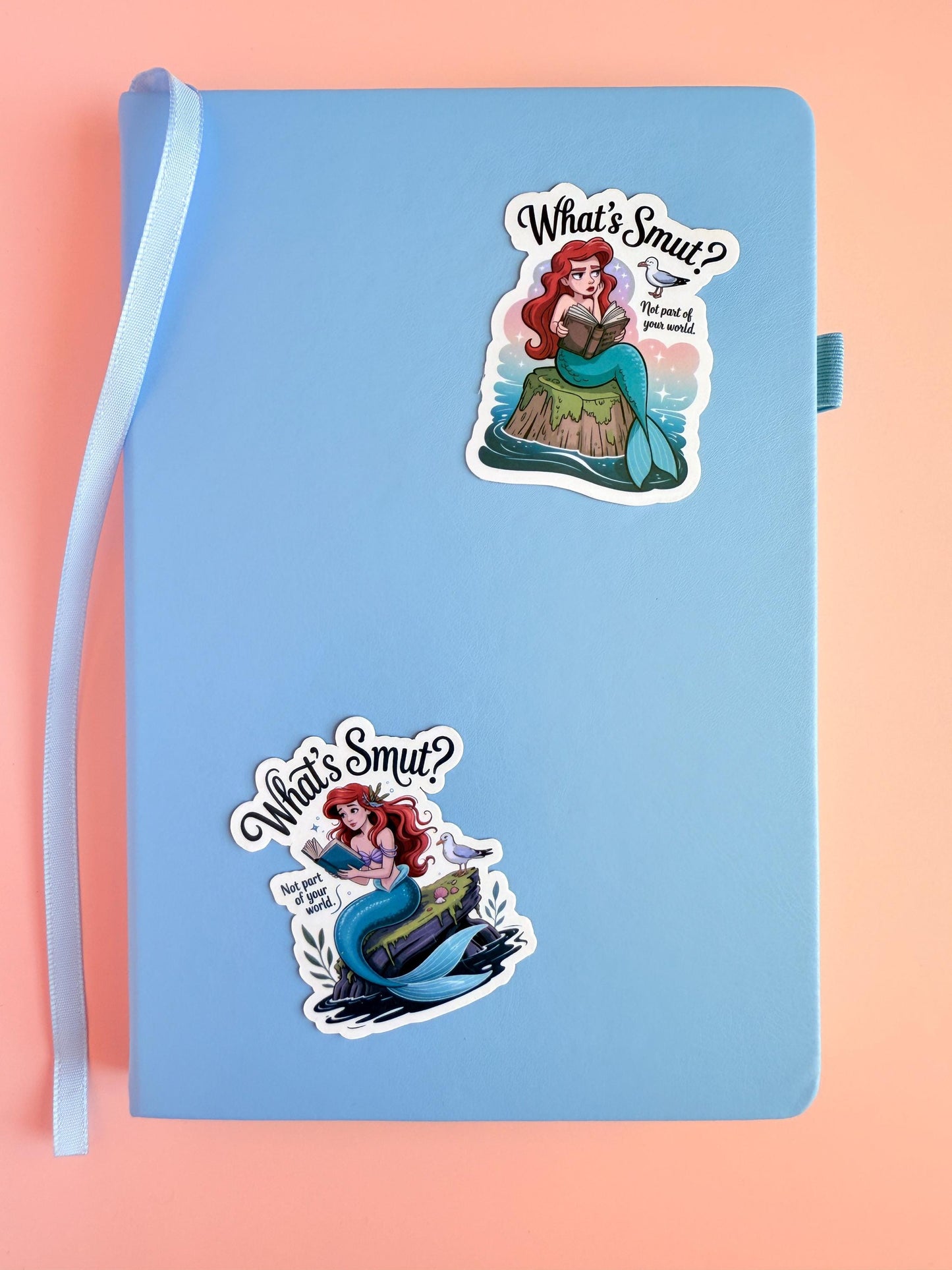 Mermaid Smut Sticker Bundle – BookTok Vinyl Sticker Pack, Spicy Reader Gift, Fantasy Romance Humor Set - The Sticker Era