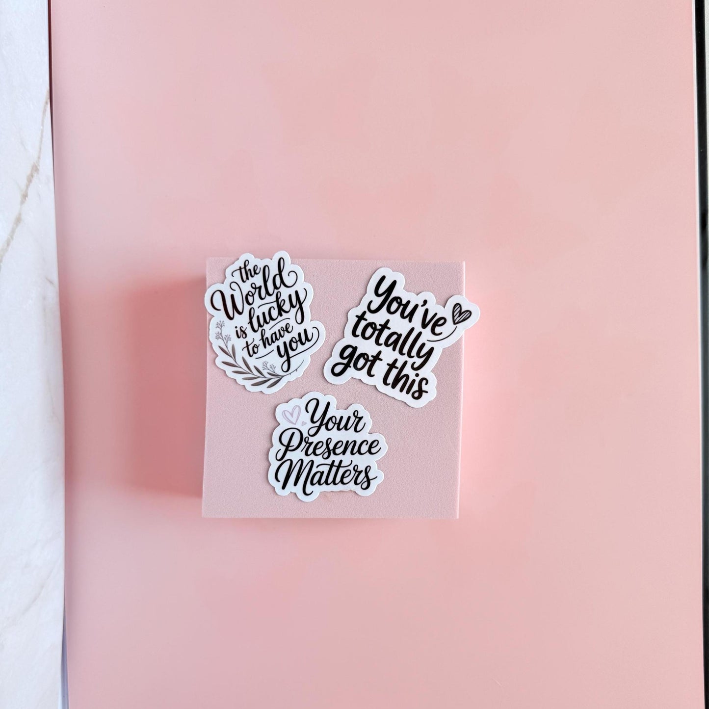 Motivational Sticker Set | Positive Affirmation Decals | You Got This Bundle | Self Love Gift | Matte Vinyl | Empowerment Laptop Stickers - The Sticker Era