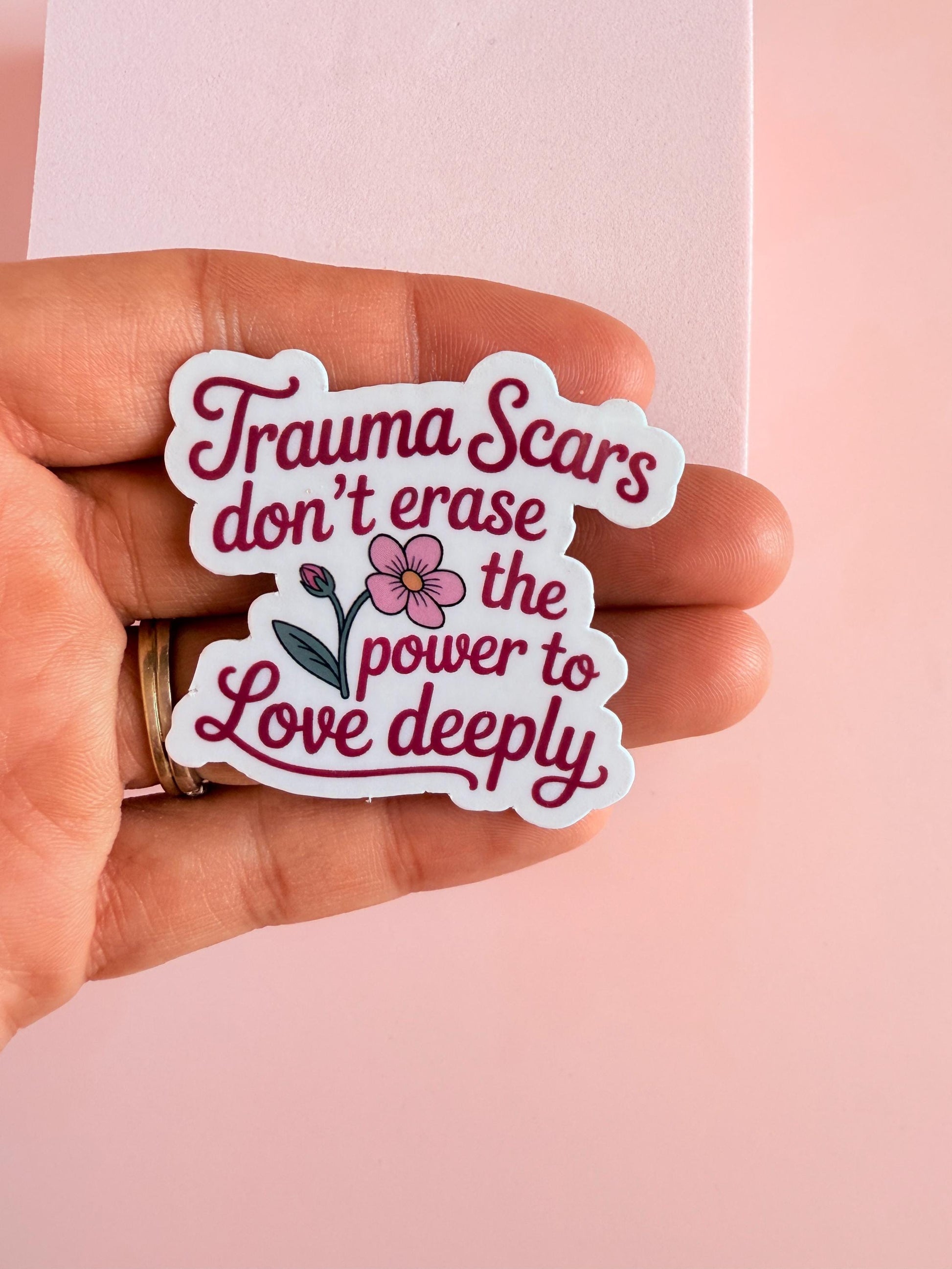 Supportive recovery sticker on high-quality vinyl. A meaningful, long-lasting gift for yourself or a friend needing a reminder that healing takes time.
