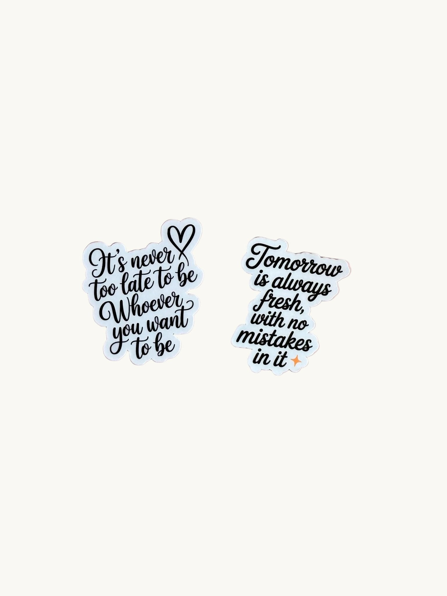 Self-Growth Motivational Sticker Set | Positive Affirmation Vinyl Decals by The Sticker Era