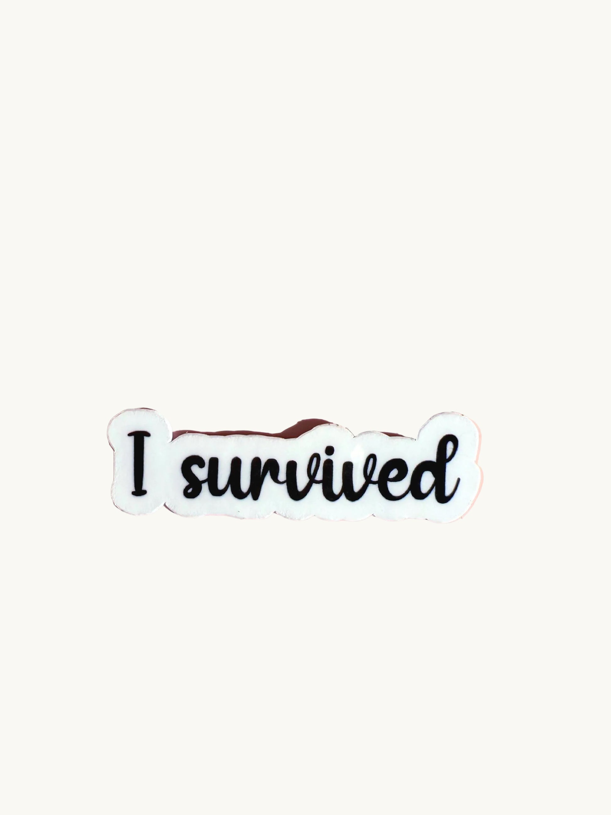 I Survived & Blessed Vinyl Sticker Bundle | Inspirational Decal Pack | Motivational Resilience Gratitude Gift | Laptop Water Bottle - The Sticker Era