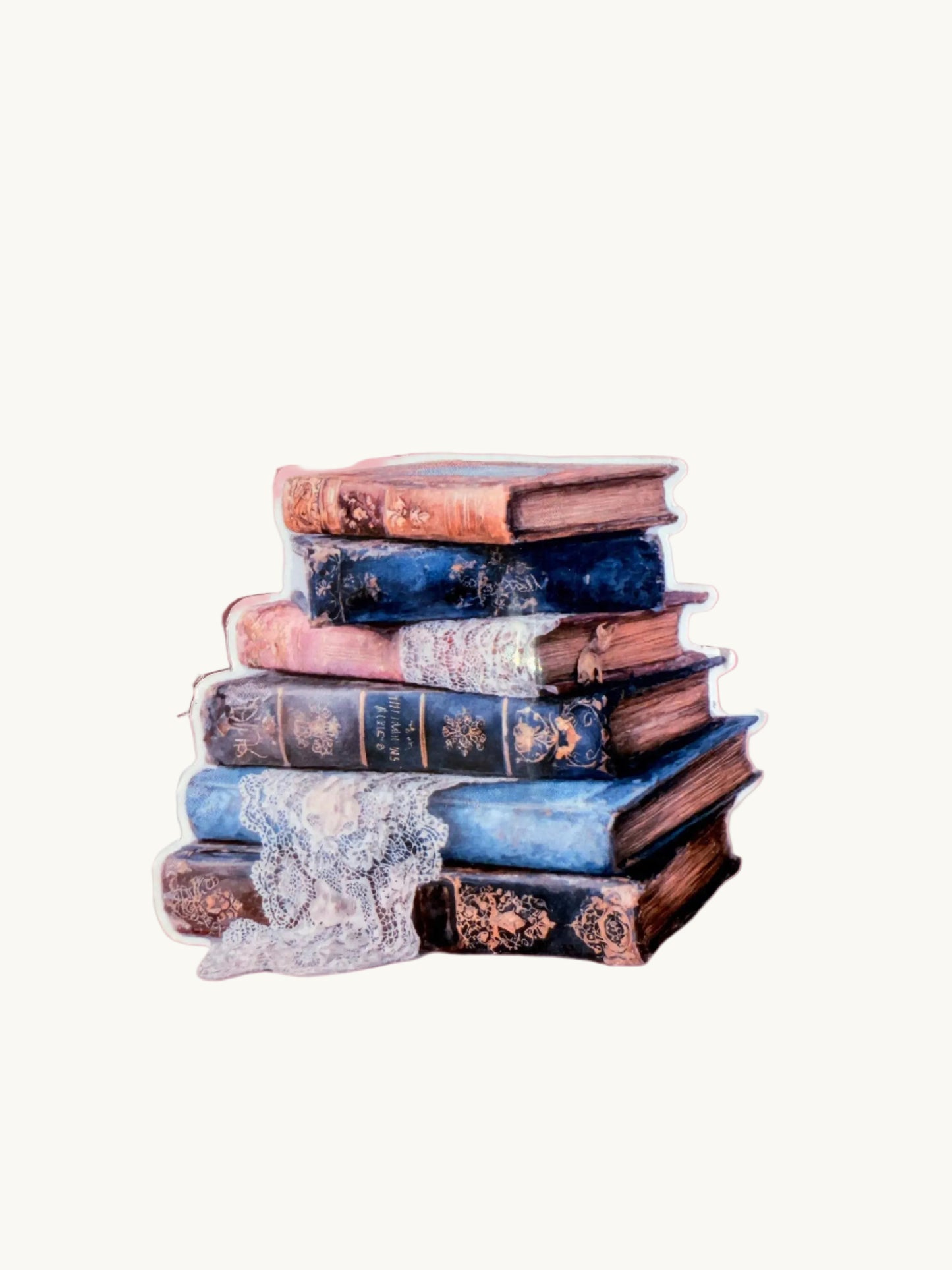 Tattooed Book Lover Sticker Bundle | Enchanted Reader Vinyl Decals & Debit Card Skin| belle theme sticker set| fantasy gift bundle - The Sticker Era