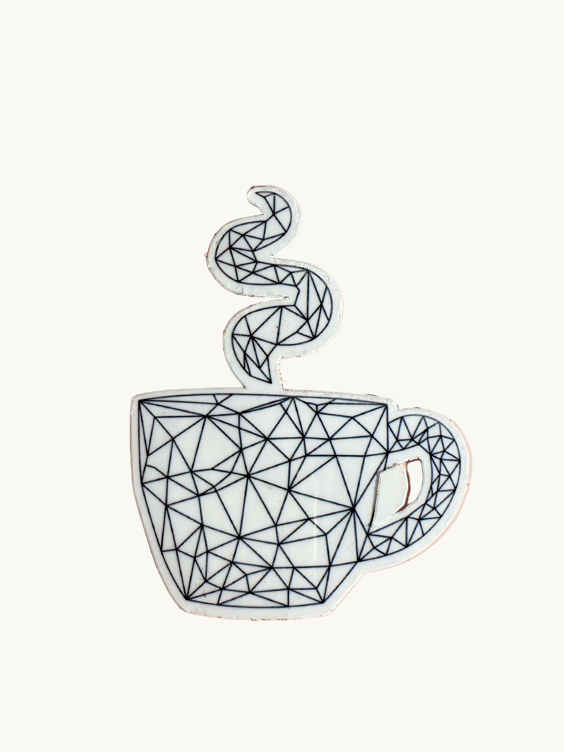 Geometric Animal & Coffee Sticker Pack - Low Poly Elephant Wolf Deer Sloth Coffee Cup Vinyl Decals - Aesthetic Laptop Water Bottle Planner - The Sticker Era
