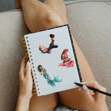 Ethiopian Mermaid Sticker - Water resistant Fantasy Vinyl - African Goddess Ocean Art by The Sticker Era