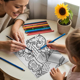 Adult Coloring Book Printable, ASL Sign Language Art, 62 Pages PDF Bundle, Instant Download by The Sticker Era
