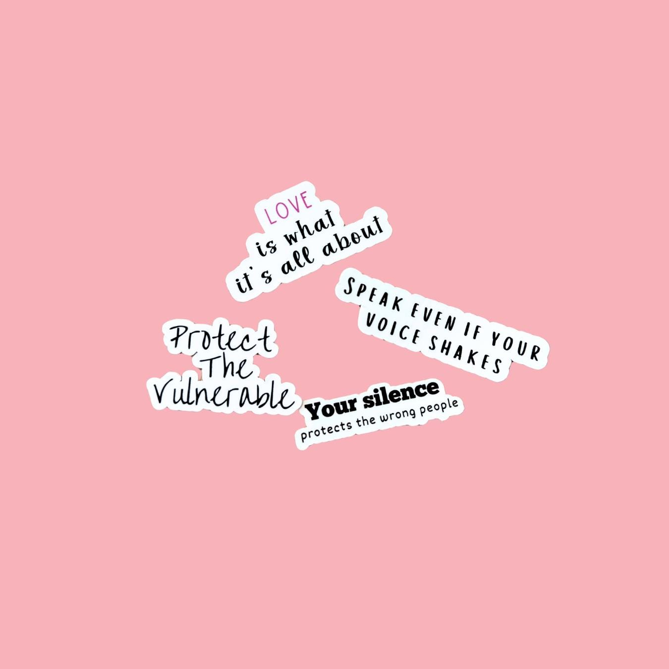 "Your Silence Protects the Wrong People" Sticker | Activism Anti-Hate Vinyl Decal by The Sticker Era