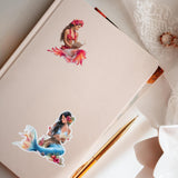 Hawaiian Mermaid Sticker bundle - Tropical Fantasy Vinyl Stickers by The Sticker Era