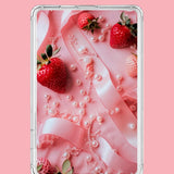 Strawberry Coquette Kindle Insert | Pink Pearl Aesthetic E-Reader Skin by The Sticker Era