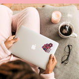 Dachshund on Books Sticker | Cute Bookish Dog Vinyl Decal by The Sticker Era